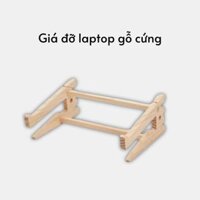 Giá đỡ laptop gỗ cứng
