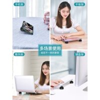 Giá đỡ laptop hình nấm Pifan nhỏ gọn, di động, vô hình, nâng cao, phụ kiện nghiêng, đế làm mát, hỗ trợ, đế bóng, bàn phím, đệm chân laptop chơi game silicone đơn giản, treo