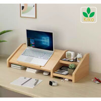 Giá Đỡ Laptop  Kệ Để Máy Tình Kệ để KIKO Gỗ MDF 15mm chống Mọt Đa Năng - MT 10001