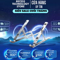 Giá Đỡ Laptop, Kê Macbook Bằng NHÔM 2 CHỐT CAO CẤP Gấp Gọn - Kệ Đỡ Máy Tính - Tản nhiệt - Chịu Lực Siêu Tốt