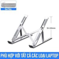 Giá đỡ Laptop, macbook, ipad, kệ tản nhiệt nhôm cao cấp, gấp gọn, tặng kèm túi đựng