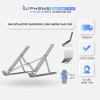 Giá đỡ Laptop, Macbook, Ipad nhôm cao cấp điều chỉnh được độ cao, đế kê tản nhiệt nhiều màu