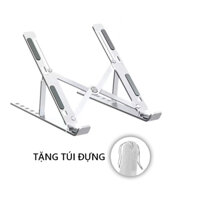 Giá đỡ Laptop, macbook, ipad tản nhiệt Rhino KL101, kệ đỡ máy tính nhôm cao cấp, gấp gọn