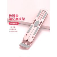 Giá đỡ laptop màu hồng cho máy tính bảng và notebook, giá đỡ làm mát nâng cao cho máy tính để bàn, giá treo làm mát dễ thương có thể gập lại phù hợp cho laptop chơi game, máy tính văn phòng và giá đỡ laptop chuyên dụng
