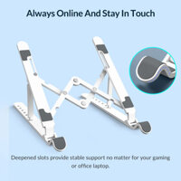 Giá đỡ Laptop, máy tính bảng gấp gọn Orico PFB-A24 - Hàng Chính Hãng - Trắng