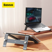 Giá Đỡ Laptop / Máy Tính Bảng Baseus Bằng Hợp Kim Nhôm Màu Xám Có Thể Điều Chỉnh 4 Chỗ