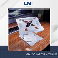 Giá Đỡ Laptop - Máy Tính - Máy Tính Bảng Chân Đế Xoay 360 độ, Giá Đỡ Hợp Kim Nhôm Uni Official Store