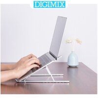 Giá Đỡ Laptop Nhôm N3 Gấp Gọn, Đế Tản Nhiệt Macbook 14 inch, 15 6 inch, 17 inch, 13 inch, 15 inch Cao Cấp DiGiMix