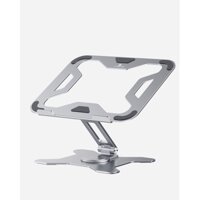 Giá đỡ laptop xoay 360 độ hợp kim nhôm cao cấp, chân đế xoay tròn cho máy 11 inch - 16 inch L43.