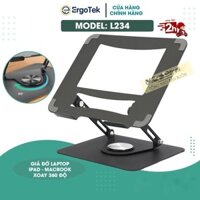 Giá đỡ Laptop Xoay 360 độ ErgoTek L234 - Tuỳ chỉnh độ cao - Dành cho Laptop - Macbook - Ipad
