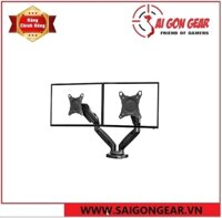 Giá đỡ LCD (Monitor Arm) NORTH BAYOU F160 2 màn hình (2x 17-30, 2x 2-9kg, Kẹp bàn) Chính hãng