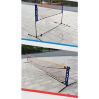 Giá đỡ lưới cầu lông Giá đỡ lưới tiêu chuẩn di động Gấp đơn giản Ngoài trời Hộ gia đình Ngoài trời Giá cầu lông trong