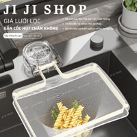 Giá Đỡ Lưới Lọc Gắn Cốc Hút Chân Không Đa Năng, Khay Lọc Rác Bồn Rửa Bát - Ji Ji Shop
