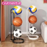 Giá đỡ lưu trữ bóng CHAYUMDA, Giá đỡ màn hình bóng đá bền đa chức năng, Giỏ đựng gang chịu lực tiết kiệm không gian Giá đặt