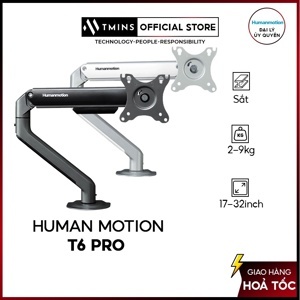 Giá đỡ màn hình đôi Human Motion T6 Pro Dual (17-32 inch)