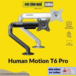 Giá đỡ màn hình đôi Human Motion T6 Pro Dual (17-32 inch)