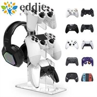 Giá đỡ màn hình tay cầm trò chơi EDIE, Giá đỡ bộ điều khiển 3 lớp màu đen Acrylic, Độ ổn định trong suốt bền bỉ Màu trắng PS5