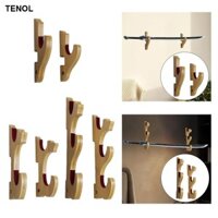 Giá đỡ màn hình treo tường Giá đỡ móc trang trí đa năng bằng tre cho cần câu