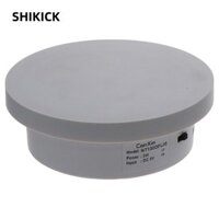 Giá đỡ màn hình xoay SHIKICK, Giá đỡ màn hình xoay 11lb có thể điều chỉnh tốc độ, Giá đỡ màn hình bàn xoay USB màu trắng tiện lợi 13cm Giá đỡ cốc Turner