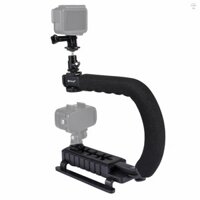 Giá đỡ máy ảnh cầm tay cầm tay hình chữ U PULUZ Tay cầm Video Giá đỡ DV Bộ ổn định Steadicam hình chữ C cho tất cả các máy ảnh SLR và máy ảnh DV tại nhà