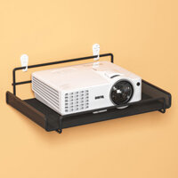 Giá đỡ máy chiếu, giá treo đầu giường, giá lưu trữ treo tường, không cần khoan, giá treo màn hình tại nhà cho phòng ngủ