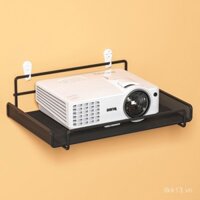 Giá đỡ máy chiếu, giá treo đầu giường, giá lưu trữ treo tường, không cần khoan, giá treo màn hình tại nhà cho phòng ngủ