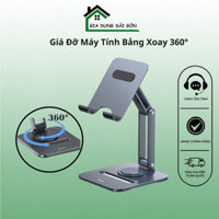 Giá Đỡ Máy Tính Bảng Baseus Desktop Biaxial Foldable Metal Stand Cho iPad Stable Xoay 360° Bằng Kim Loại Có Thể Gập Lại