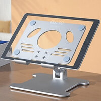 Giá đỡ máy tính bảng, iPad, tablet từ 7 inch - 12,9 inch cao  MT88, hợp kim nhôm sang trọng cứng cáp xoay khớp 180 độ.