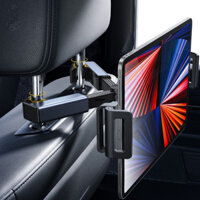 Giá đỡ máy tính bảng ô tô phía sau tựa đầu ghế sau Hỗ trợ điện thoại di động Đồ dùng nội thất Ghế có thể thu vào có thể gập lại iPad kẹp điện thoại di động có thể xoay Giá đỡ đa năng