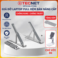 Giá đỡ máy tính laptop tản nhiệt nhỏ gọn – Giá kê laptop để Bàn chống trượt, full đệm