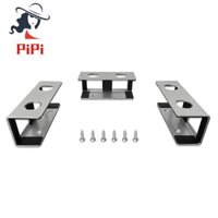 Giá đỡ máy tính xách tay dưới bàn, Giá đỡ kệ dưới bàn bằng kim loại cho máy tính xách tay, Bàn phím có silicon chống trầy xước (Bạc)