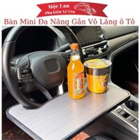 Giá Đỡ Máy tính Bảng,Laptop-Khay Đựng Cốc,Bàn Ăn Mini Đa Năng Gắn Vô Lăng Xe Hơi Tiện Dụng Thế giới phụ kiện ô tô LUXURY
