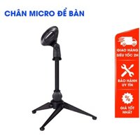 Giá đỡ micro để bàn cao cấp kiềng 3 chân thân kim loại chắc chắn TS-07, kẹp mic dùng cho các cuộc họp, bài giảng