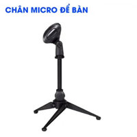 Giá đỡ micro để bàn cao cấp kiềng 3 chân thân kim loại chắc chắn TS-07, kẹp mic dùng cho các cuộc họp, bài giảng