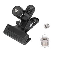 Giá đỡ micro để bàn kẹp micro trực tiếp chân máy mạnh mẽ kẹp micro đứng mạnh mẽ kẹp bình ngưng micro clip kim loại cố định kẹp