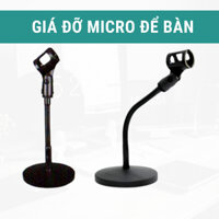 Giá đỡ Micro để bàn nhỏ gọn TS-01 linh hoạt, đế tròn nguyên khối chắc chắn