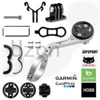 Giá đỡ mở rộng đồng hồ tốc độ xe đạp Giá đỡ đèn máy ảnh GOPRO Đèn pha máy ảnh thể thao Thích hợp cho xe tập đi Garmin McGin IGPSPORT Đế mở rộng cho đồng hồ bấm giờ tốc độ