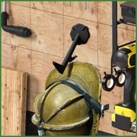 Giá đỡ mũ bảo hiểm xe máy Giá treo tường Nhà để xe nhẹ Lưu trữ cho mũ bảo hiểm Mũ bảo hiểm Người tổ chức mũ cứu hỏa cho áo khoác micorevn