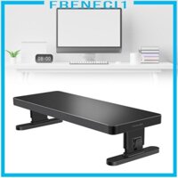 Giá đỡ nâng với 4 chân có thể điều chỉnh độ cao đa chức năng chống trượt Màn hình PC Riser cho phụ kiện văn phòng Màu đen