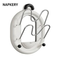 Giá đỡ nắp nồi NAPKERY, Giá đỡ nắp chảo treo tường, Giá đỡ nắp nồi nhiều lớp không đục lỗ