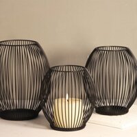 Giá đỡ nến hình lồng chim bằng sắt phong cách Mỹ, trang trí sáng tạo, giá đỡ chậu hoa mọng nước, đồ trang trí, đạo cụ chụp nến hương liệu, quà tặng