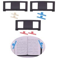 Giá đỡ nhạc Piano điện tử di động nhỏ gọn với kẹp sách Giá đỡ âm nhạc đa chức năng cho người mới bắt đầu chuyên nghiệp