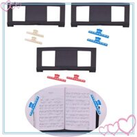 Giá đỡ nhạc Piano điện tử di động nhỏ gọn với kẹp sách Giá đỡ âm nhạc đa chức năng cho người mới bắt đầu chuyên nghiệp