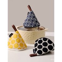 Giá đỡ nồi chịu nhiệt, vải cách nhiệt cho nồi tráng men, găng tay nghệ thuật, kẹp tay chịu nhiệt cho lò vi sóng, giá đỡ nắp nồi