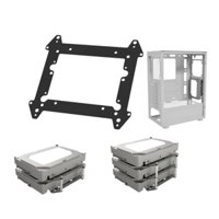 Giá đỡ ổ cứng quạt R * 12cm SSD 3 Giá đỡ ổ cứng 5 Inch Giá đỡ xếp chồng nhiều lớp mở rộng