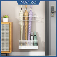 Giá đỡ ô dù gắn tường Giá đỡ ô dù tiết kiệm không gian Giá đỡ ô nhà tổ chức lối vào khoan