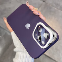 Giá đỡ ống kính bảo vệ mắt tích hợp cao cấp sang trọng vỏ silicon cho iphone 14 12 13 pro max case bảo vệ chống va đập Ốp điện thoại iphone 14 promax case