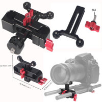 Giá đỡ ống kính hình chữ Y Giá đỡ nâng cao Hỗ trợ ống kính mở rộng có thể điều chỉnh w Vòng bi cao su cho máy ảnh Sony Fuji Lens Dslr Ống kính dài