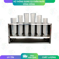 Giá đỡ ống nghiệm, đỡ tuýp tinh chất liệu inox chia 12 ô