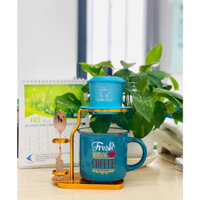 GIÁ ĐỠ PHIN CÀ PHÊ VÀ BỘ LỌC TRÀ . CHẤT LIỆU NHÔM ĐỊNH HÌNH SIÊU CỨNG.